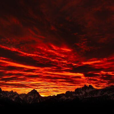 8. Platz: Ulrike Ploner - Feuer am Himmel