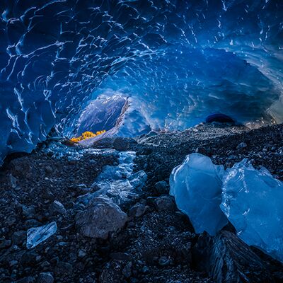 1. Platz: Georg Kantioler - Gletscherhöhle
